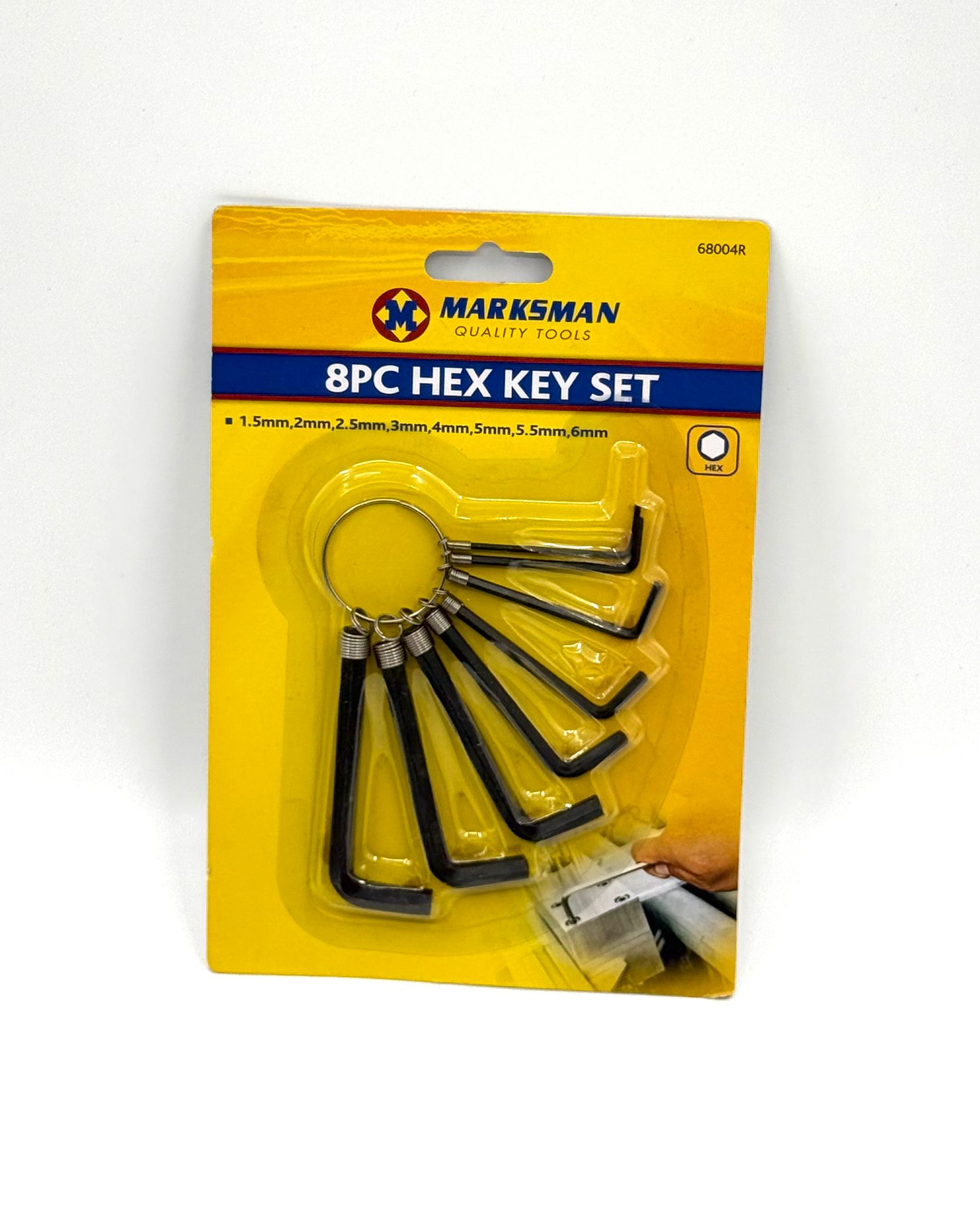 8Pc Heavy Duty Hex Key Set