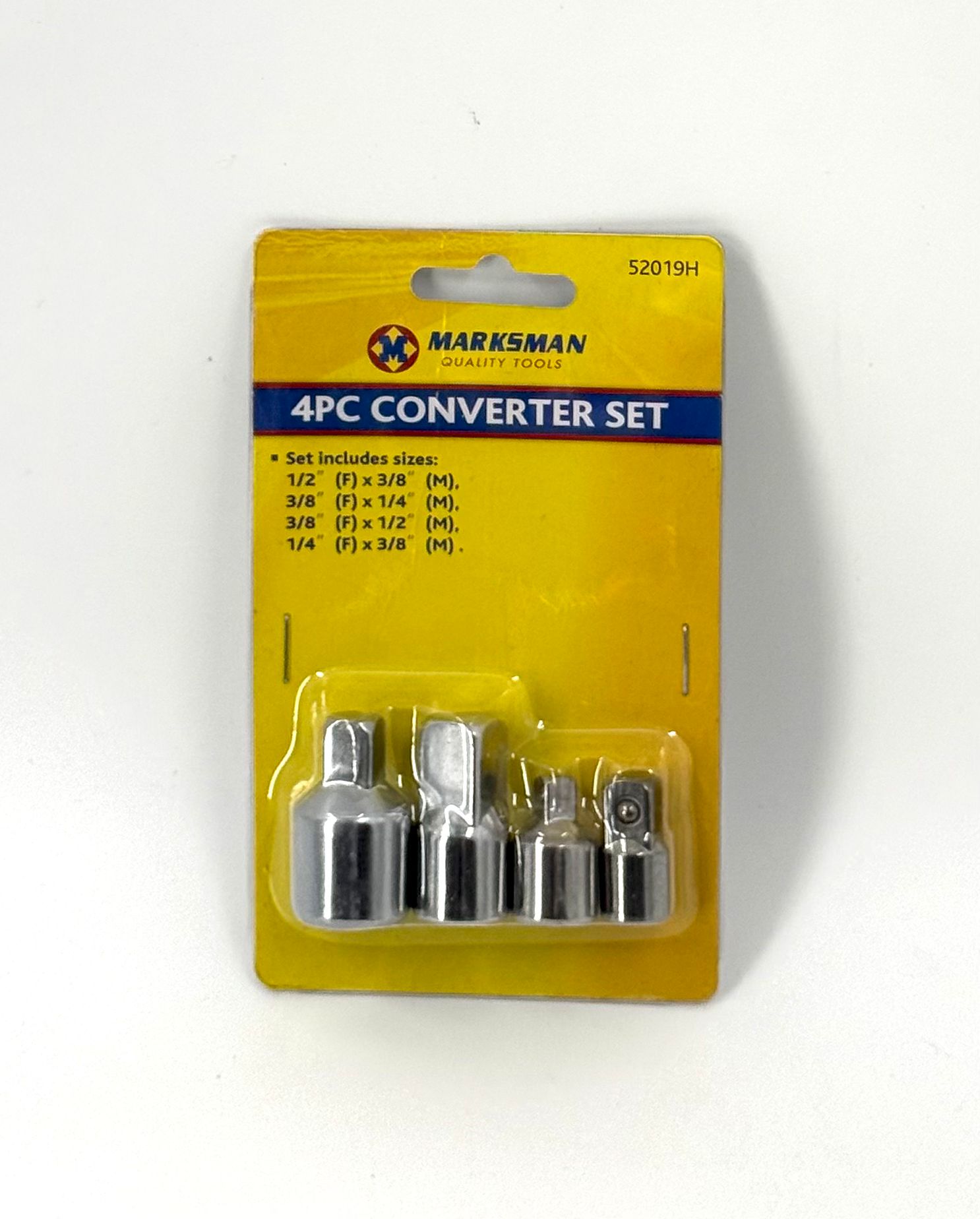 4pc Piece Socket Converter Set