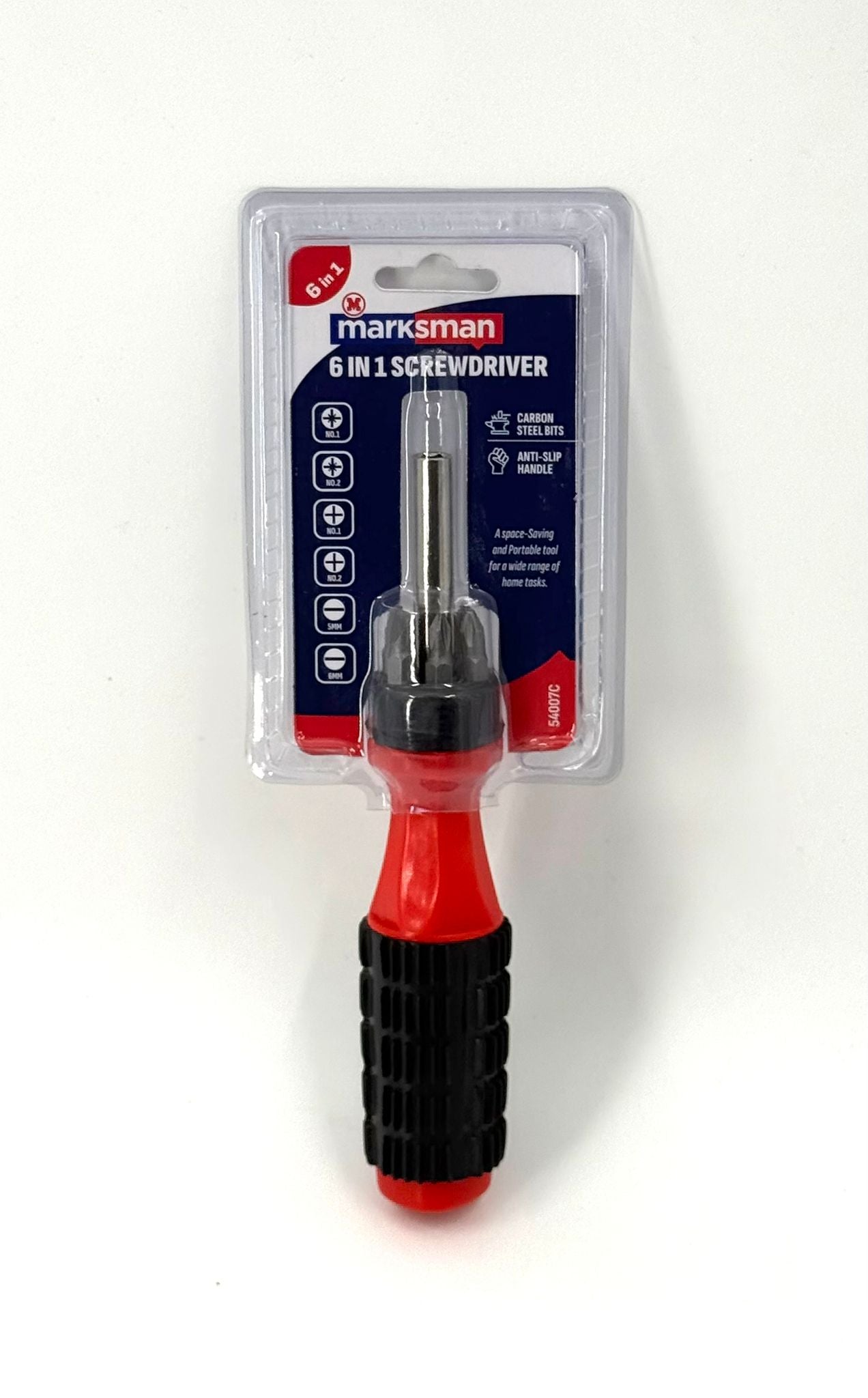 6 In 1 Screwdriver With Magnetic Bits Set
