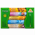 Clove Brand Energy Gift Pack 80 incense sticks with Sandal, Amber Rose, Frankincense, White Musk and Lavender Fennel
