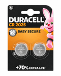Duracell CR2025 coin cell batteries 2 pack