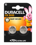 Duracell CR2032 coin cell batteries 2 pack