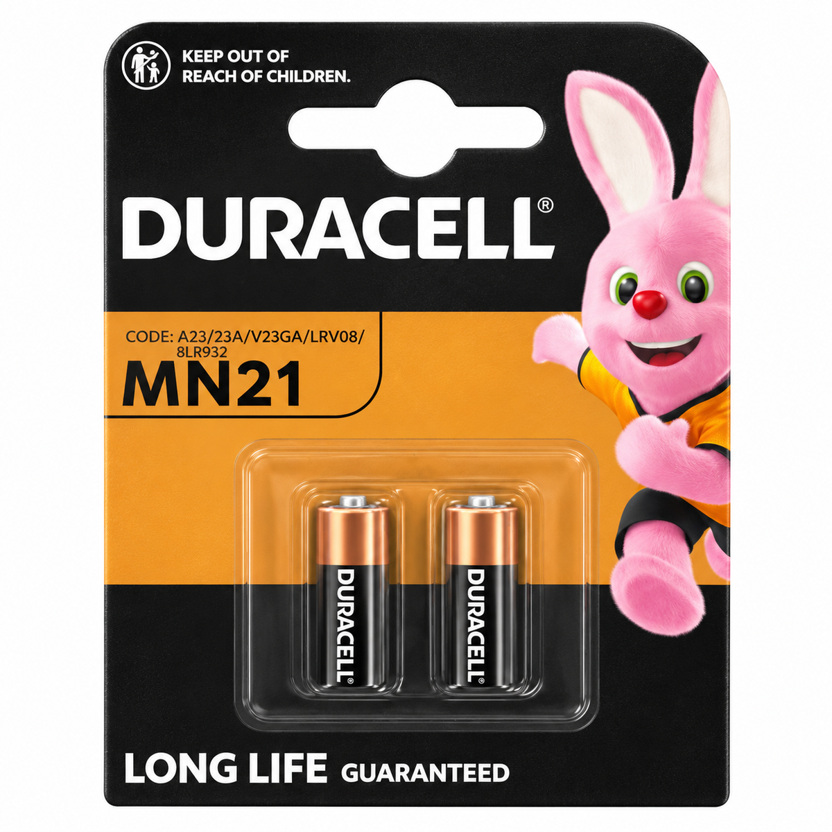 Duracell MN21 batteries 2 pack