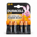Duracell Plus AA batteries 4 pack
