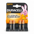 Duracell Plus AAA batteries 4 pack