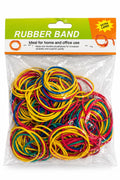 Extra large bright multicolour rubber bands in a bag