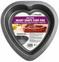 Prima non-stick carbon steel heart-shaped oven cake baking pan grey approx 23x22.5x3.7cm model 15116C