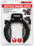 Roadster 59205C bicycle wheel frame lock with two keys